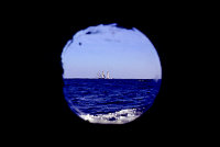 Blick aus der Kaj�te